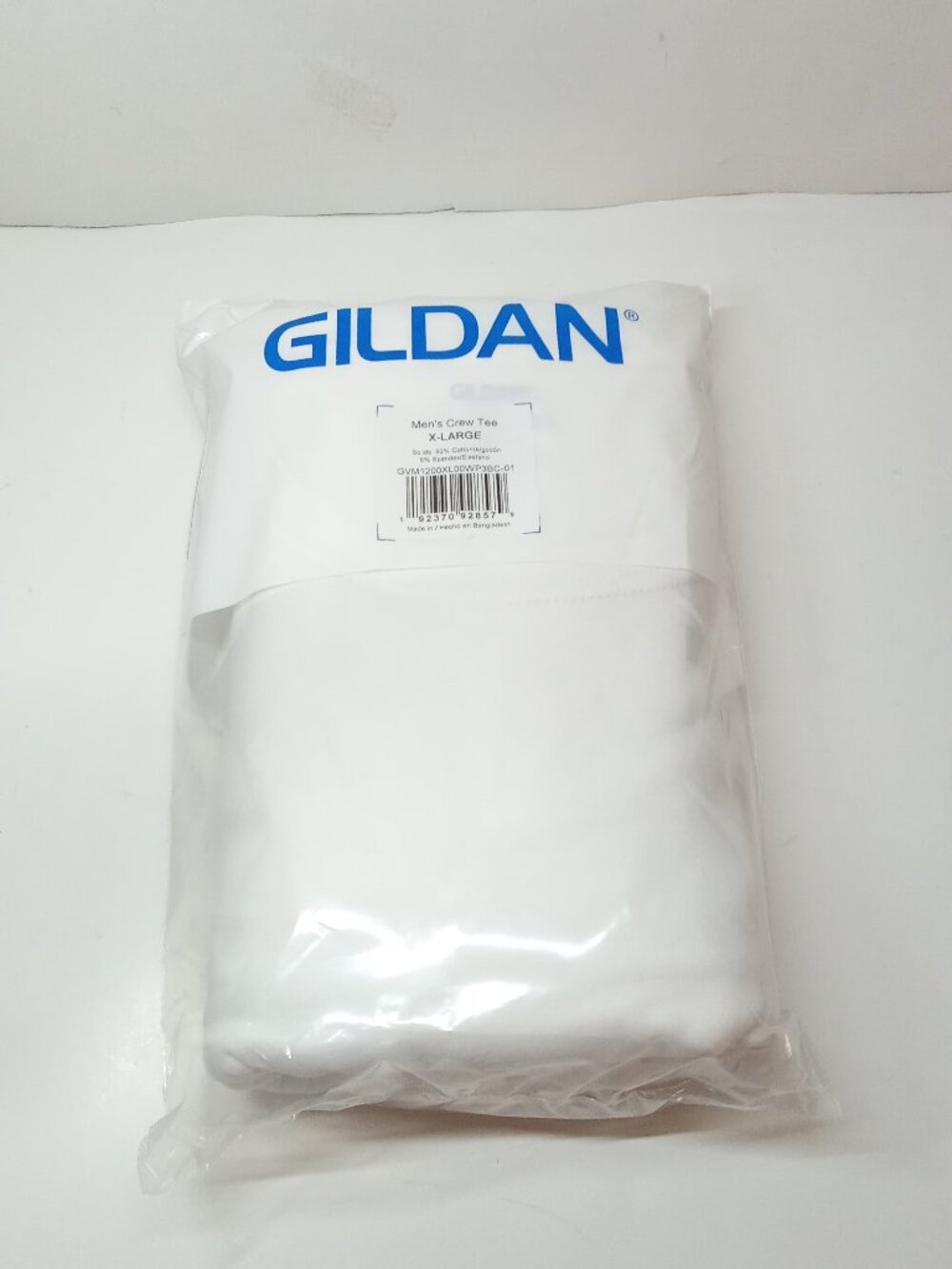 Gildan Mens Cotton Stretch Crewneck Tee Undershirt XL, 3 Pack - New Sealed